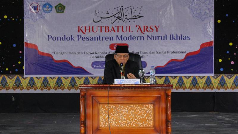 Khutbatul 'Arsy Awali Tahun Ajaran Baru di Pondok Pesantren Modern Nurul Ikhlas